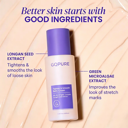 Tighten & Smooth Belly Cream, MicroTight4 Complex Body Firming Lotion for Loose Skin💜