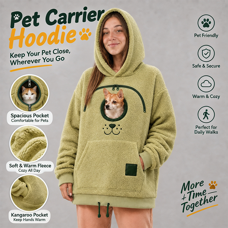Dog Tote Carier Hoodie🐶🐾