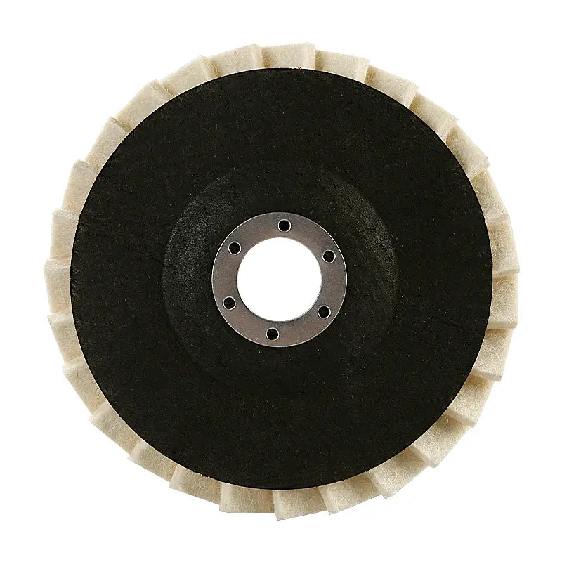 🛠️ 5-Inch Wool Flap Polishing Wheels for Angle Grinders