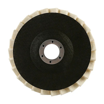 🛠️ 5-Inch Wool Flap Polishing Wheels for Angle Grinders