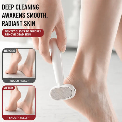 Dual‑Sided Foot Callus Remover, Replaceable Stainless Steel Blade Foot Scraper 🦶