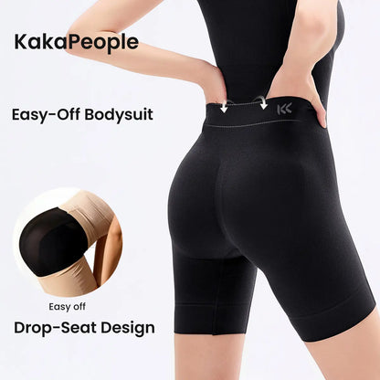 Tummy Control Butt Lifter Faja Bodysuit, Back Support Scrunch Back Open Design🧘