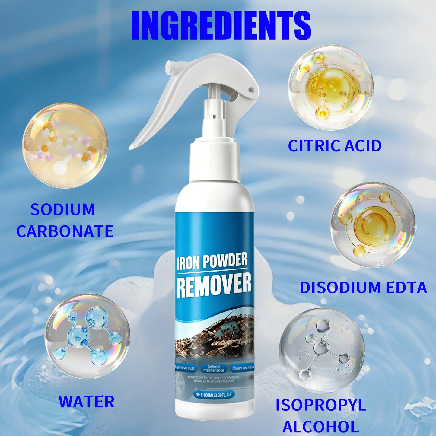 Automotive Rust Remover Spray 100ML