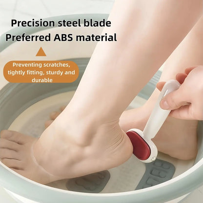 Dual‑Sided Foot Callus Remover, Replaceable Stainless Steel Blade Foot Scraper 🦶