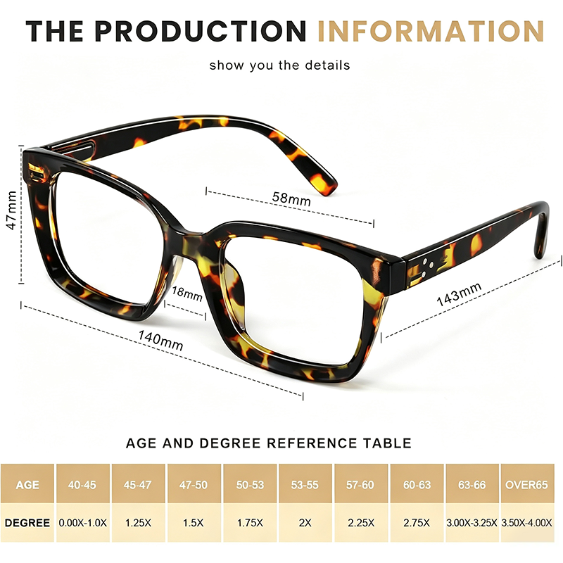 3-Pack Lightweight Tortoiseshell Square Reading Glasses for Women & Men 🕶️