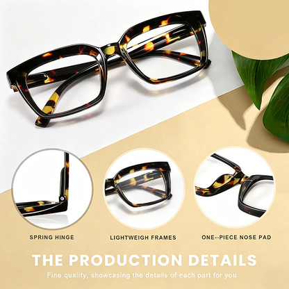 3-Pack Lightweight Tortoiseshell Square Reading Glasses for Women & Men 🕶️