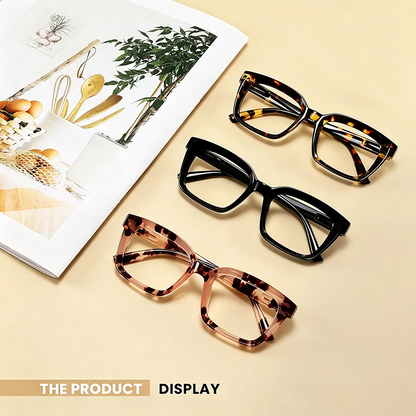 3-Pack Lightweight Tortoiseshell Square Reading Glasses for Women & Men 🕶️