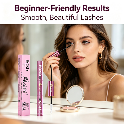 2 in 1 Bond & Seal Eyelash Adhesive, Black/White Waterproof Gentle Lightweight Strong Hold Glue✨