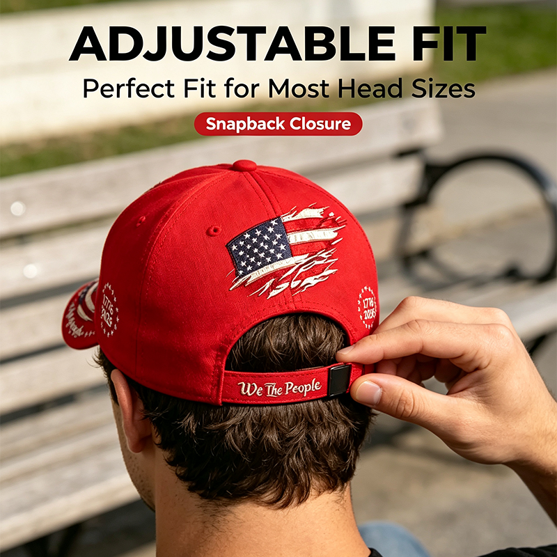 250th Anniversary Printed Baseball Cap, Adjustable Unisex Outdoor Sun Hat🧢