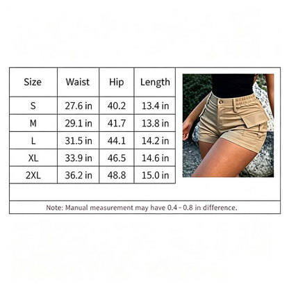 Women’s Summer Casual Cargo Shorts, Lightweight Multi-Pocket Utility Shorts👖