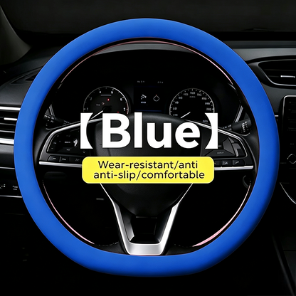 Universal Silicone Steering Wheel Cover, Non‑Slip Soft Grip All Season Car Steering Wheel Protector 🚗