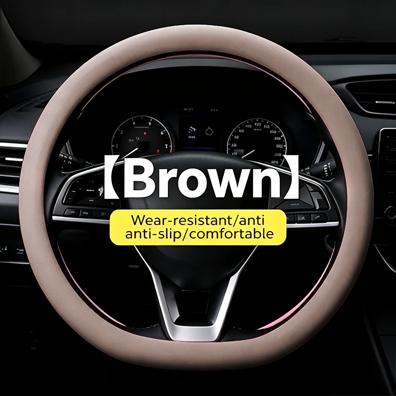 Universal Silicone Steering Wheel Cover, Non‑Slip Soft Grip All Season Car Steering Wheel Protector 🚗