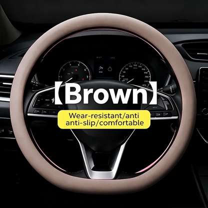 Universal Silicone Steering Wheel Cover, Non‑Slip Soft Grip All Season Car Steering Wheel Protector 🚗