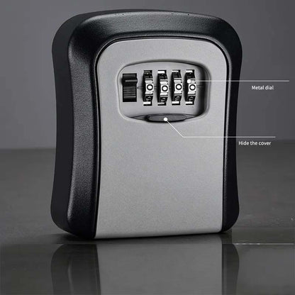 Wall Mount Key Lock Box‑ 4 Digit Combination Lockbox 🔐