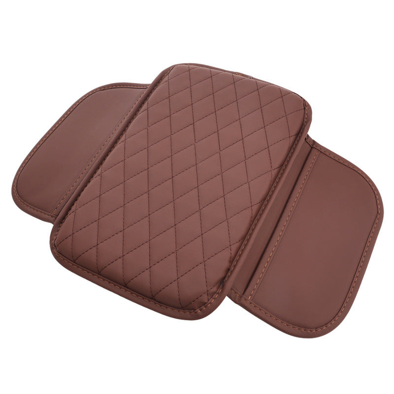 Multifunctional Car Armrest Box Cushion with Built-in Storage Bag 🚗