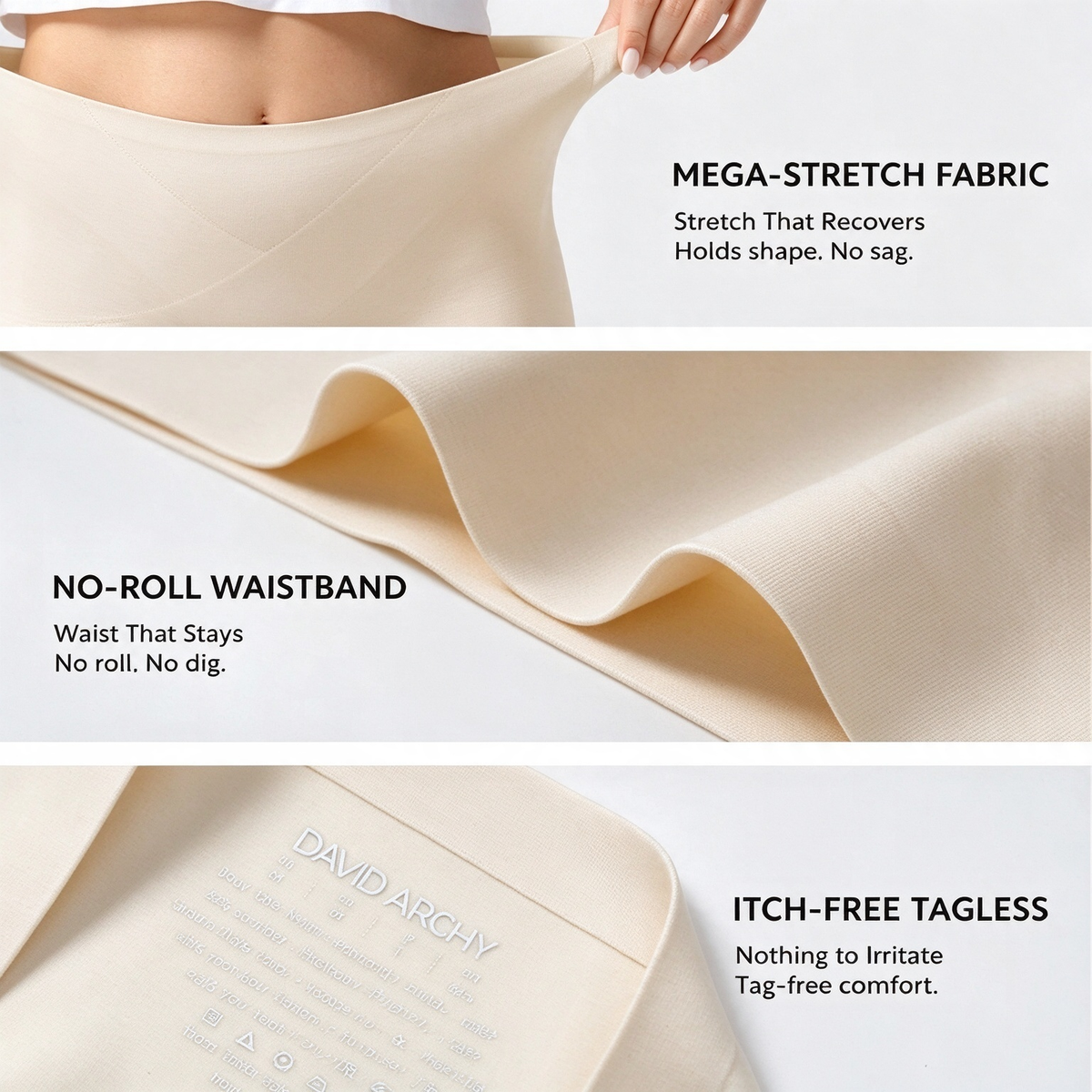 5-Pack Women's Classic Panties, Seamless High Waist Essential Underwear for Women 🩲