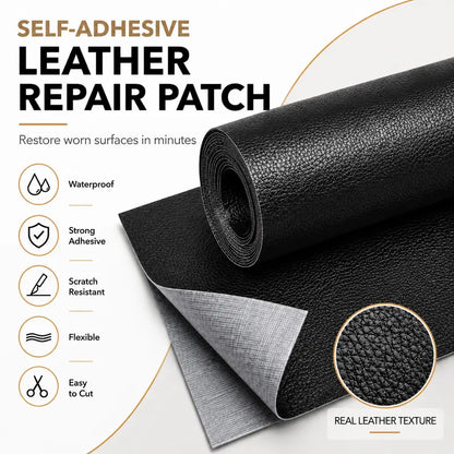20*54 Inch Self-Adhesive Leather Sticker Patch Cuttable Sofa Repair ✨