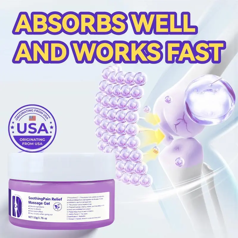 Soothing Pain Relief Massage Gel, Natural Plant Formula for Full Body Joint Soreness Relief🩹