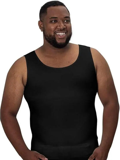 QORE LOGIQ Men's Plus Size — Seamless Tummy-Tucking Shaper✨