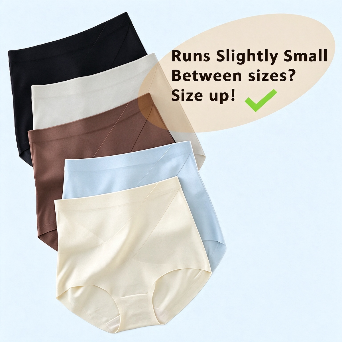 5-Pack Women's Classic Panties, Seamless High Waist Essential Underwear for Women 🩲