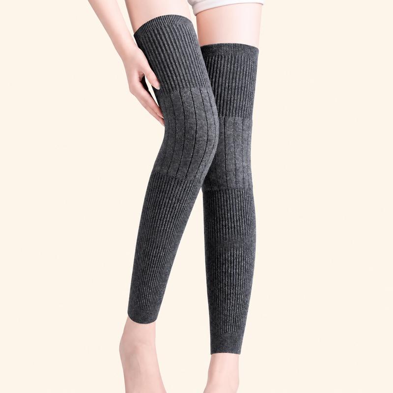 Long knee Pads for Men and Women, Featuring Thick Wool Lining for Leg Protection 🦵