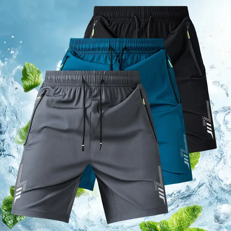 Unisex Reflective Print Workout Shorts🏃