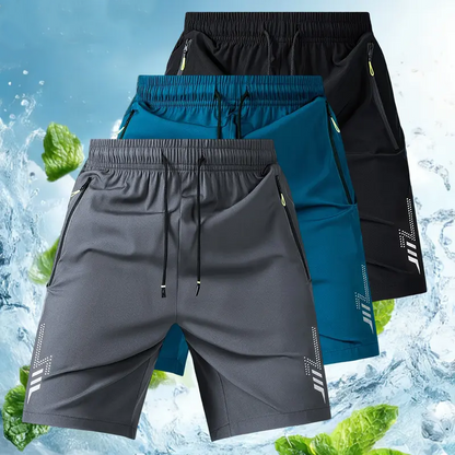 Unisex Reflective Print Workout Shorts🏃