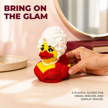 Dolly Duck - 3D Printed Collectible,Cute Desk & Car Decor 🦆
