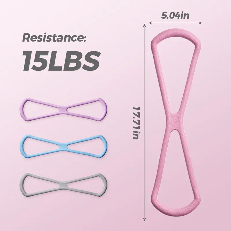 Resistance Bands Figure 8 Exercise Bands for Women 💪