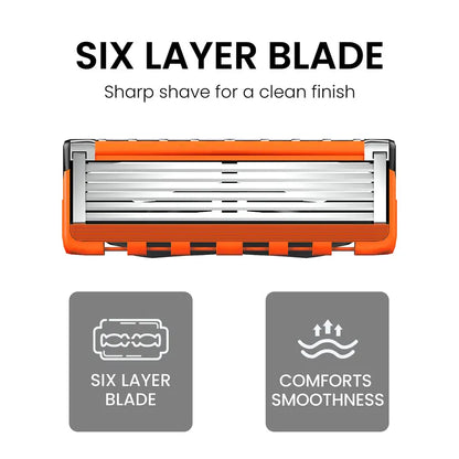 Premium Stainless Steel Blades Included, Plus Complimentary Ergonomic Handle 🪒