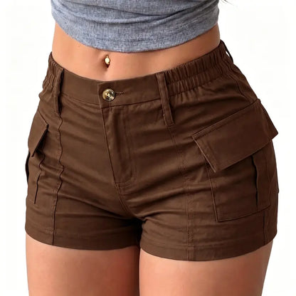 Women’s Summer Casual Cargo Shorts, Lightweight Multi-Pocket Utility Shorts👖