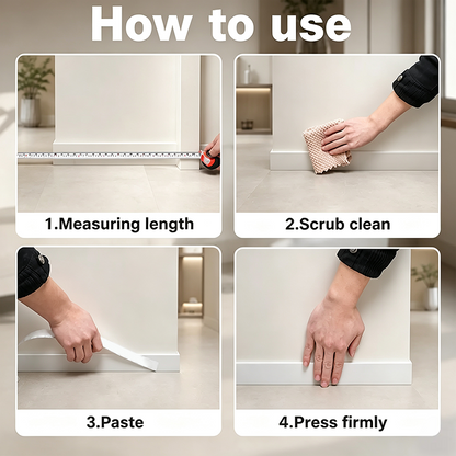 Adhesive Weather Stripping, 32.8Ft x 1.38in Draught Excluder Insulation Tape for Doors🚪