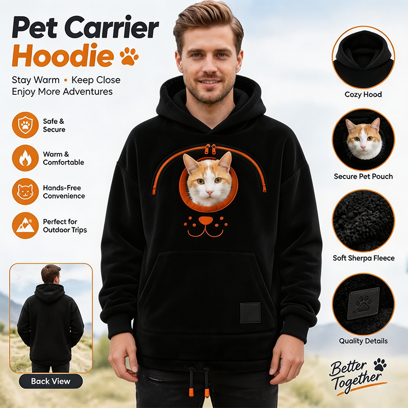 Dog Tote Carier Hoodie🐶🐾