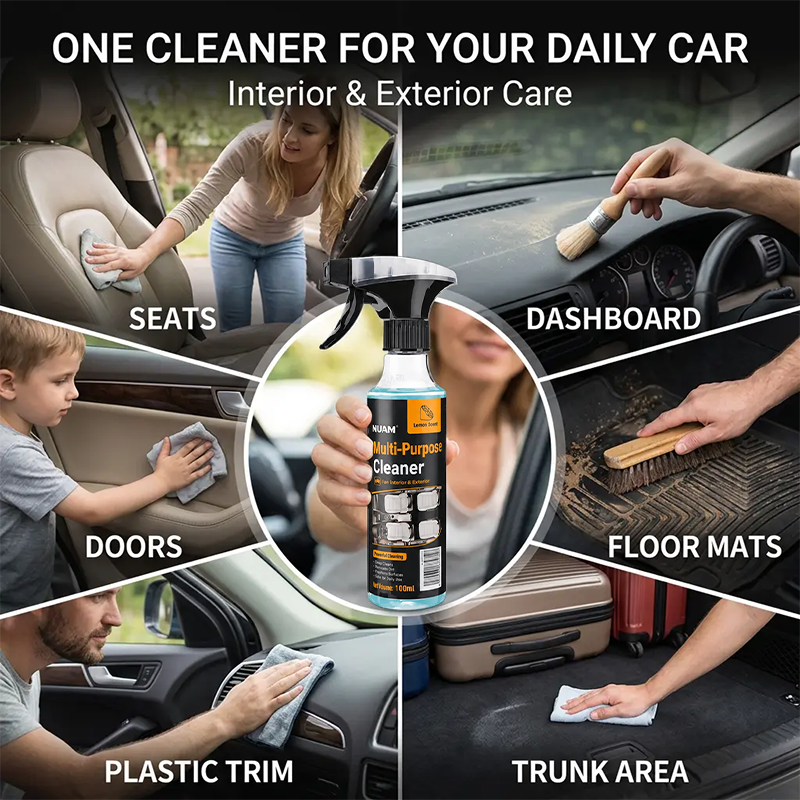 Multi-Purpose Cleaning Spray, Heavy Duty Dual-Action Degreaser & Stain Remover🧽
