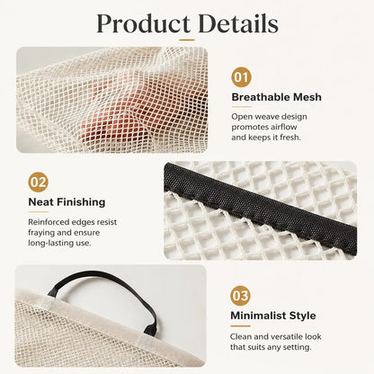 5PCS Grocery Garbage Bag Holder Trash Bag Dispenser, Sticky Wall‑Mounted Mesh Convenient Storage 🗑️
