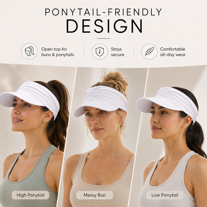 ☀️ Women's UPF 50+ UV-Protective Sun Hat with Open Top
