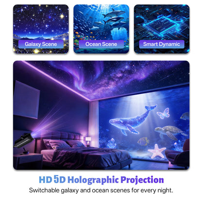 Plug-and-Play HD Star Projector✨