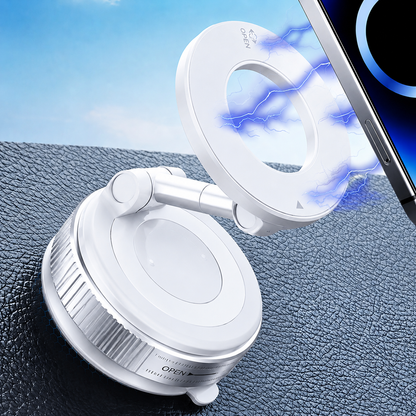 Universal Magnetic Phone Mount with Strong Vacuum Suction🧲🚗