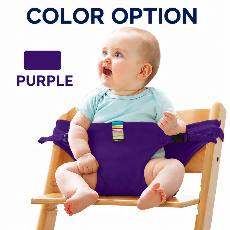 Harness Seat for High Chair Feeding Safety Seat with Strap, Booster Harness Belt Portable Dining Seat Strap🍼🪑