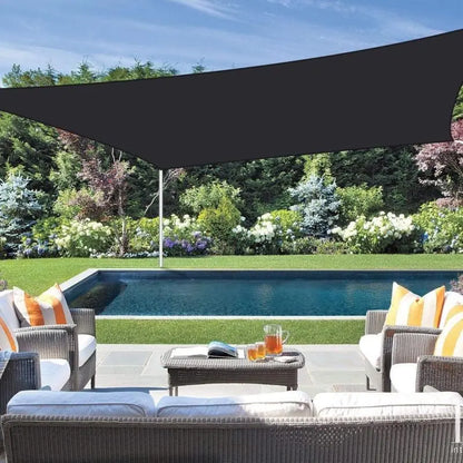 Black UV Resistant Sun Shade Net 10FTx13FT for Garden & Backyard🌳