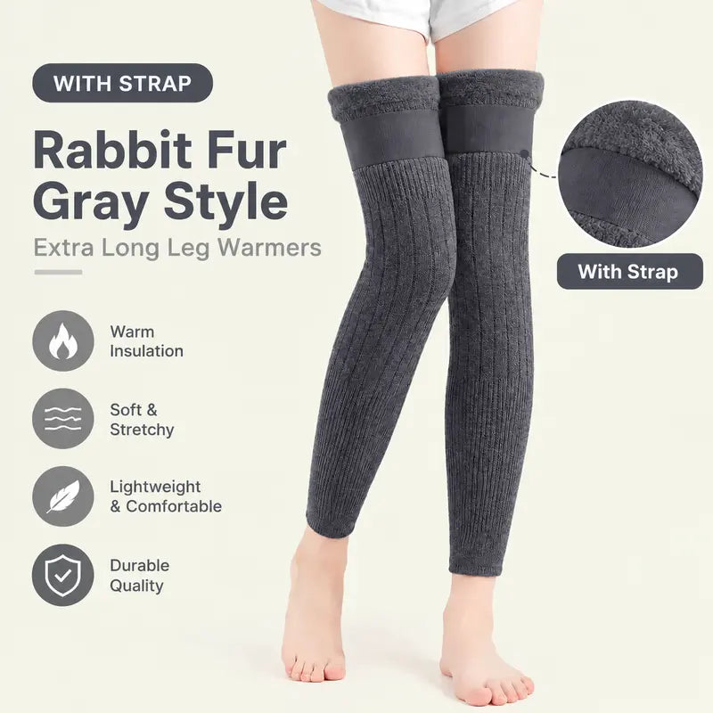 Long knee Pads for Men and Women, Featuring Thick Wool Lining for Leg Protection 🦵