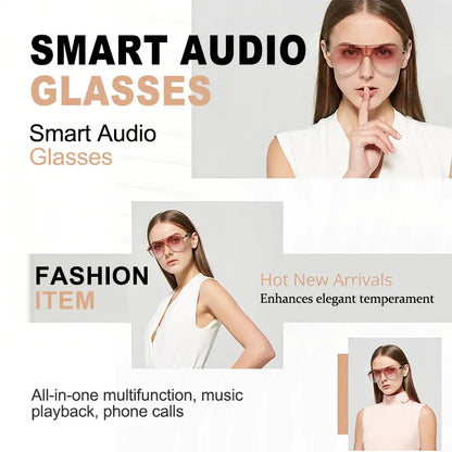 🕶️Bluetooth Smart Glasses, Wireless Open Ear Audio Sunglasses
