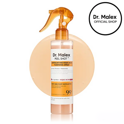 [Dr.Malex Official] 200ml Peel Shot Keratin Care Kojic Acid Turmeric Spray ✨