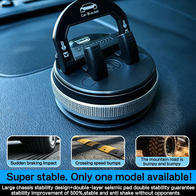 Car Phone Holder 360 Degree Rotation, Suitable for Car Navigation In-Car Dashboard 🚗