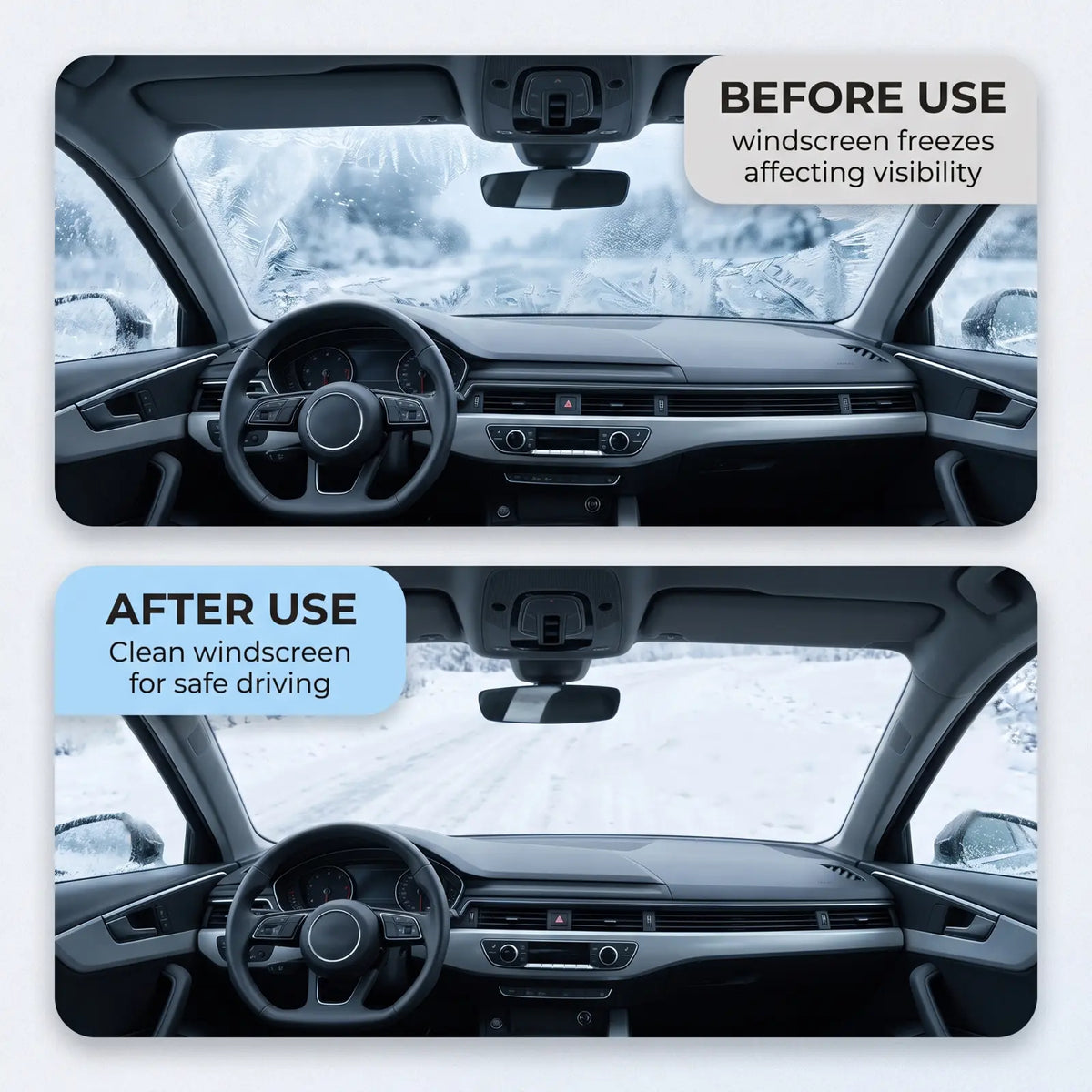 Car Windshield Protector Cover, Waterproof Against Snow Ice Frost Dust Rain ❄️