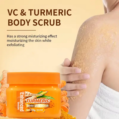 Turmeric Nourishing Scrub - Infused with natural turmeric extract and moisturizing ingredients🌿
