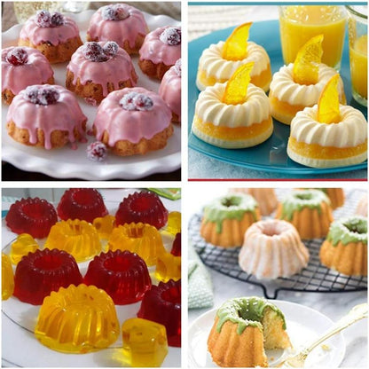24pcs 2.75in Food-Grade Flexible Silicone Baking Cups - Nonstick Pumpkin Cake Molds ✨