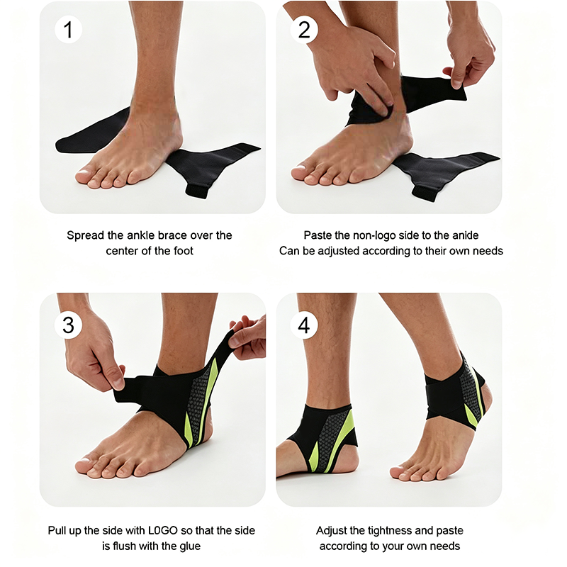 Adjustable Compression Ankle Support Brace, Honeycomb Breathable Ankle Stabilizer🦶