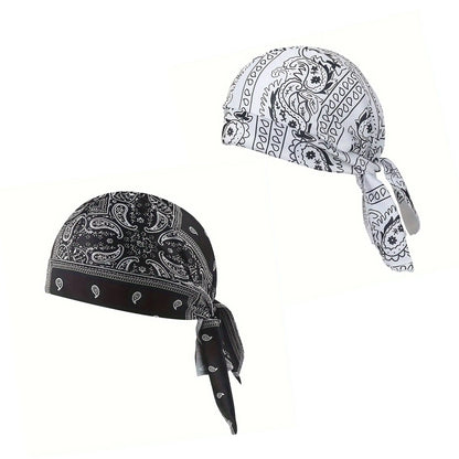 Printed Cooling Head Scarf Cap – Pirate Style