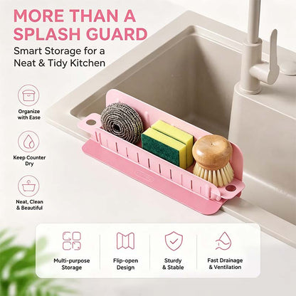 Kitchen Sink Splash Guard, Water Guard for Washbasin & Dish Washing 💦